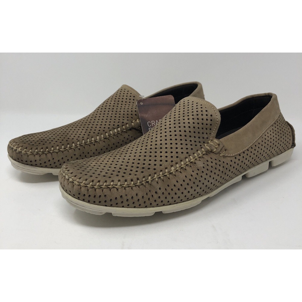 Men's Anatomic & Co Gel Slip on Brown Casual‎ Loafers Size EU42 NWT